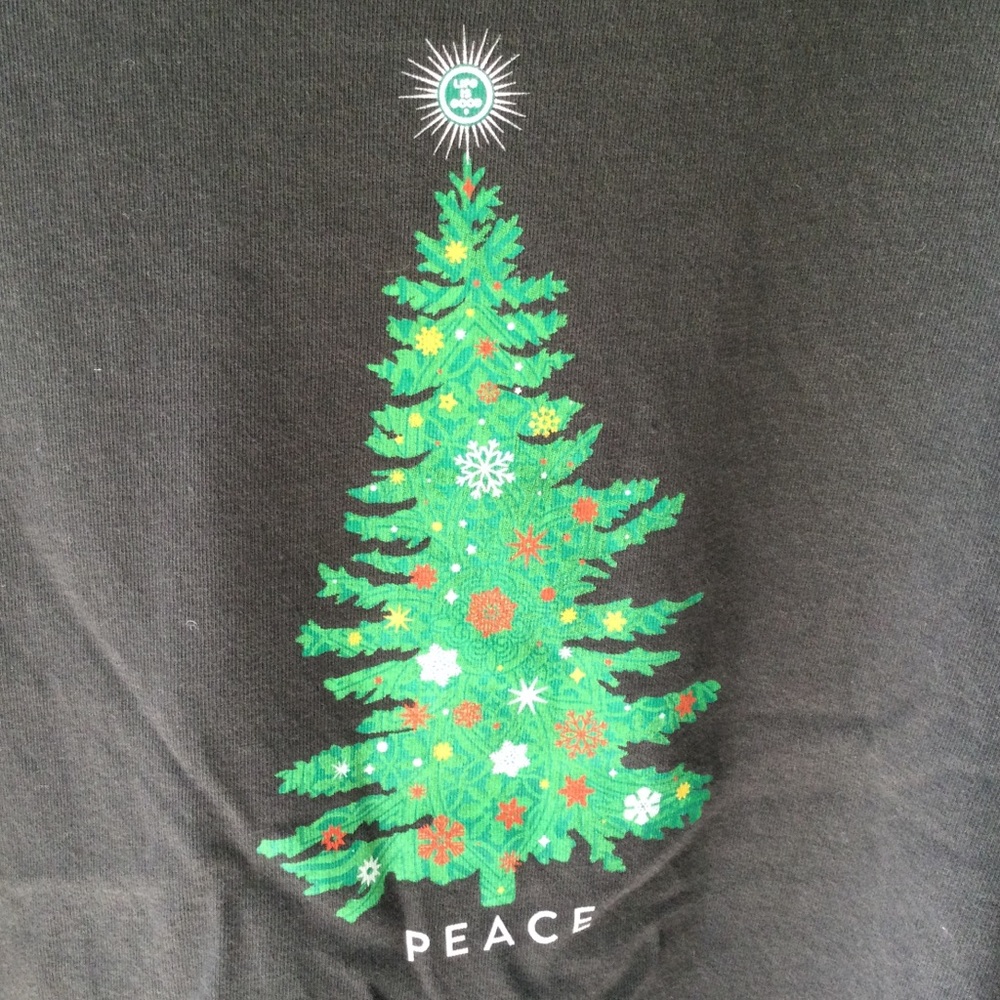 Life is Good Christmas Peace tshirt